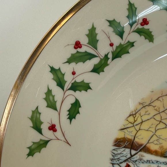 Lenox HOLIDAY ANNUAL CHRISTMAS PLATE Collector Plate 2019 29th Anniversary - Picture 5 of 11